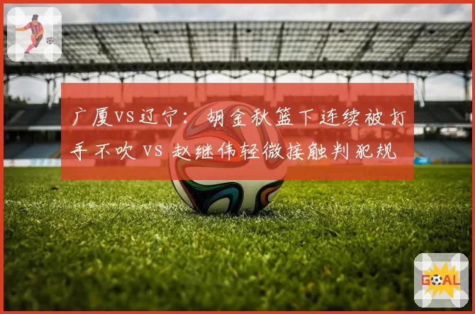 广厦vs辽宁：胡金秋篮下连续被打手不吹 vs 赵继伟轻微接触判犯规，主场哨偏向后卫